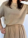 Hemp knit TEE shirt