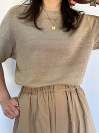 Hemp knit TEE shirt