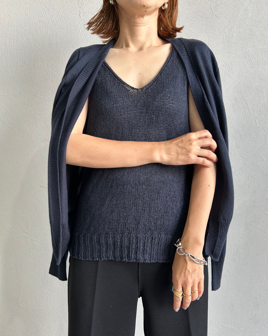 シルクリネンニットタンク(HASEGAWA) – amime to amime