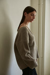 Spondish wool V-neck knit